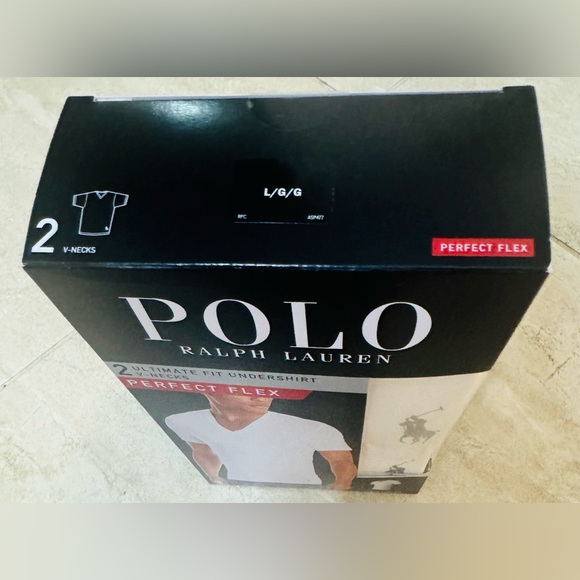 Polo Ralph Lauren Perfect Flex V-Neck Undershirt 2-Pack - Picture 8 of 10